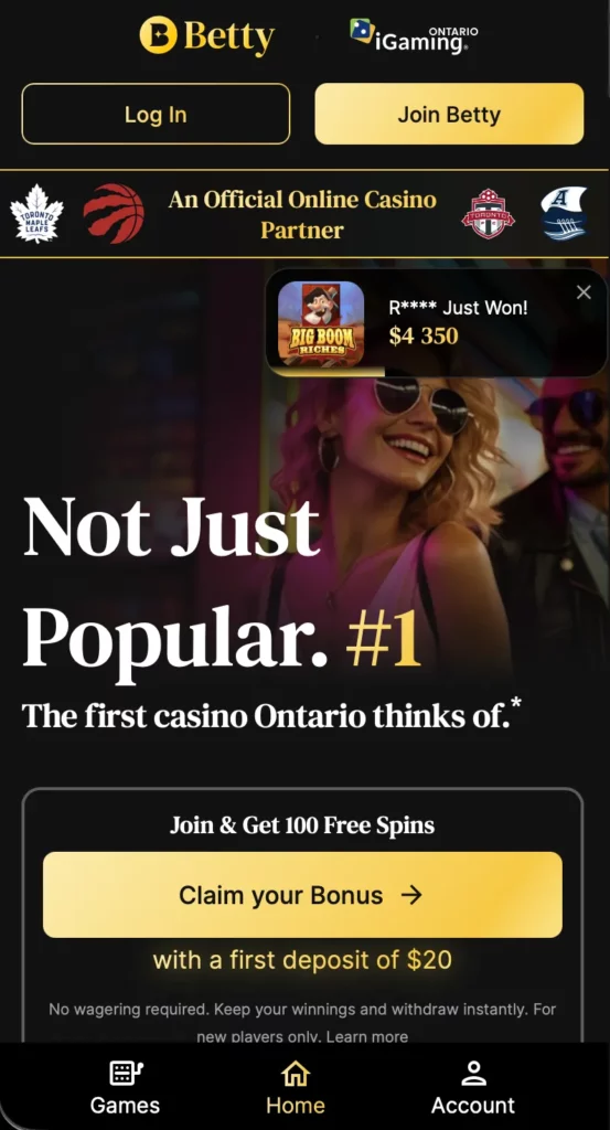 Betty Casino Games